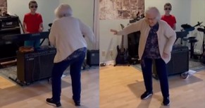 Grandma Busts A Move To Grandson's Informative And Hilarious Song