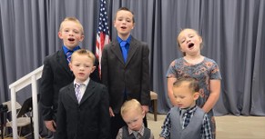 Adorable Children's Sweet Rendition of 'Are You Washed In The Blood' Hymn