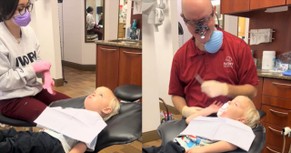 Youngster’s Adorable Prank at the Dentist’s Office