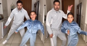 Father-Daughter Dance Duo Brings Joy with Every Step in Adorable Routine