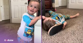 This Little Guy’s Hysterical Plan to Sneak Past Naptime