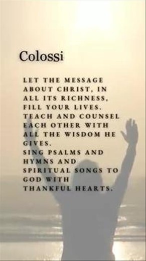 Let Christ’s message fill your life this Lent: Colossians 3:16