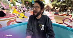 Josh Groban Takes Rapid-Fire Questions Mid-Teacup Ride