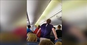 Choir On Plane Sings For Fallen Soldier Being Escorted Home