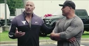 The Rock Surprises Stunt Double Cousin With Truck