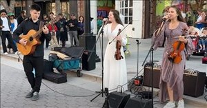 Teen Violinists' Mesmerizing 'Oceans (Where Feet May Fail)' Performance
