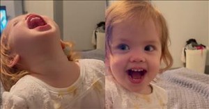 Little Girl's Take on Her Dad's Teeth Will Have You Laughing