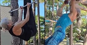 Woman’s Powerful Workout and Uplifting Take on Aging