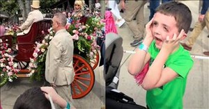 8-Year-Old Loses His Mind When He Sees Dolly Parton