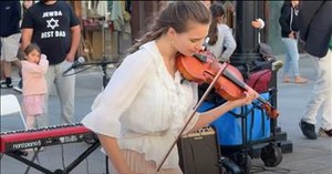 Teen Violinist Stuns with Cover of 'And I Love Her' by The Beatles