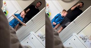 Little One’s Less-Than-Delicate Handling of Mom’s Mother’s Day Gift is Comedy Gold