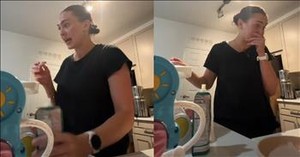 Mom's Response to Baby Food Has Her Little One Laughing Out Loud 