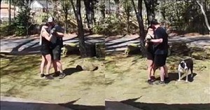 Husband and Wife Pause Yard Work for a Tender Moment That’ll Melt Your Heart