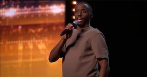 Comedian on BGT Delivers Hilarious Parenting Set, Becomes Emotional at Audience Reaction