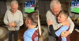 Grandfather Taken Aback by Grandson’s Sweet and Unexpected Gesture