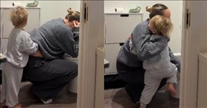 Young Child’s Adorable Act of Kindness Comforts Mom Battling Morning Sickness