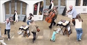 This Little Boy’s Surprise Appearance With Musicians Is Too Cute to Miss