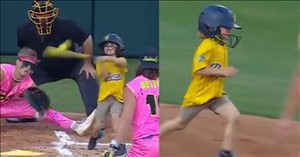 Little One Hits the Most Wholesome Home Run Ever