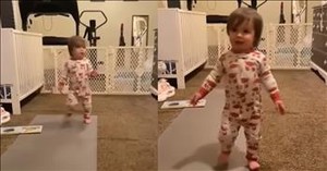 Toddler Repeats One Word and It Makes Conversation with Dad a Laugh Riot