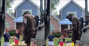 Delivery Driver’s Sweet Surprise for Kids Running Lemonade Stand Warms Hearts