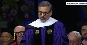 Steve Carell Delivers Laughs and Dance Moves During Unforgettable Commencement Speech
