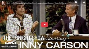 Rich Little Shows Up With Non-Stop Impressions | Carson Tonight Show