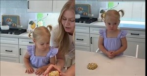 Little Girl’s Cookie Challenge Fail Has Everyone Laughing