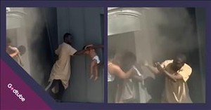Man Puts Life on the Line to Save Family From High-Rise Fire