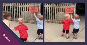 Little Boy’s Sweet Act to Shield His Siblings Melts Hearts