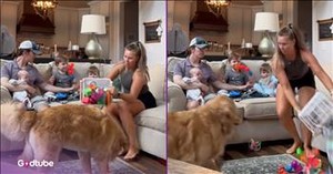 Mom’s Unexpected Response to Husband’s Warning Has Everyone Laughing