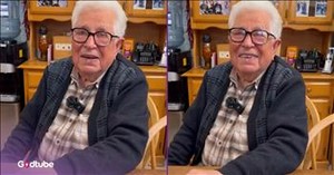 Elderly Man’s Unexpected Brushing Routine Has Everyone Cracking Up