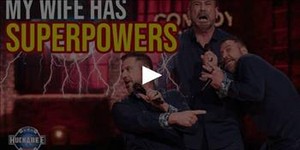 How to COPE When Your WIFE Has SUPERPOWERS | Comedian Mike Hickman