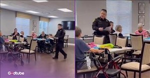 Officer Busting Up Seniors' Bingo Game is Funniest Thing You''ll See Today