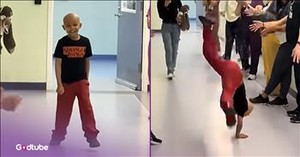 Young Man Beats Cancer and Celebrates by Pulling Off This Move