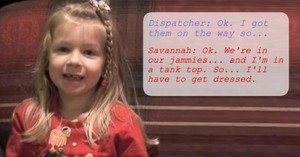 5-Year-Old Stays on the Line with 911 to Save Dad and the Conversation She Has Is Priceless