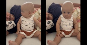 Child's Response to Dad's Snoring Is Pure Comedy Gold
