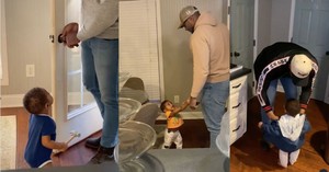 Adorable Toddler Gives His Father the Sweetest Greetings