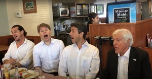 Dick Van Dyke Sings 'Chitty Chitty Bang Bang' at Denny's