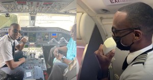 Pilot Tears Up Welcoming 'VIP' Passenger onto Plane