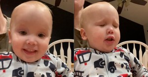 Toddler Is Moved by the Spirit as He Sings 'God Only Knows'