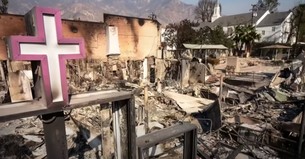 Calif. Church Destroyed by Fire Finds Strength in a Standing Cross