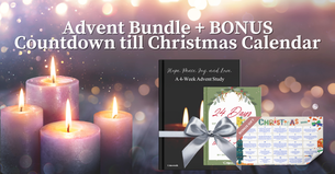 Advent Bundle: 4-Week Study, Scriptures, and Prayers + BONUS Calendar
