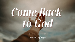 When You’re Tempted to Drift | Your Nightly Prayer