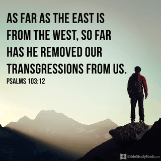 As Far as the East is from the West