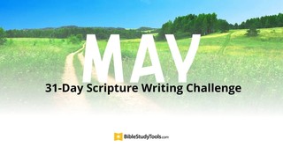 May's 31-Day Scripture Writing Challenge