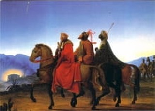 Eastern Wise-Men, or Magi, Visit Jesus the New-born King