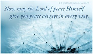 2 Thessalonians 3:16 NKJV