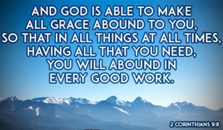 God's Grace Gives Me Everything!