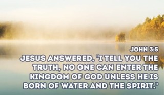 We are saved through HIM