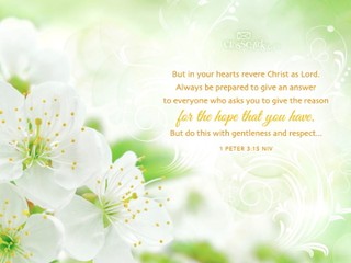 1 Peter 3:15 NIV
